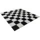Commercial Rubberised Medium Sized 1.6 x 1.6m Plastic Chess Board - Tile Pack Only