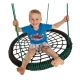 Residential Oval Birds Nest Swing - Black/Green