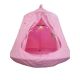 Residential 115 x 100cm Sensory Tent Swing with Lights - Pink