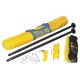 Beach Volleyball Kit with Net, Court Markers and Bag