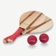 Beach Paddle Bat and Ball Set with Drawstring Bag