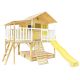 Warrigal Raised Wooden Cubby House with Slide and Pergola