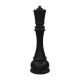 1.5m Black Queen from Lifesize Fibreglass Resin Chess Set