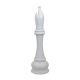 White Bishop from Lifesize Fibreglass Resin Set