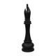 1.4m Black Bishop from Lifesize Fibreglass Resin Chess Set
