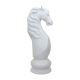 1.25m White Knight from Lifesize Fibreglass Resin Chess Set