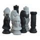 24 Inch (60cm) Medieval Fibreglass Resin Chess Set