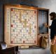 Giant Wall Mounted Wooden Scrabble Set 