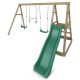 Winston 4 Station Wooden Swing and Slide Set