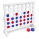 White Framed Giant Connect 4 Game - 0.9m Wide with Bag