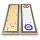 Shuffleboard & Curling 2-in-1 Game Table