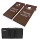 Customised Wedding Themed Cornhole Boards with Carry Case ( Regulation Size 1.2m x 0.6m) - Bags not Include
