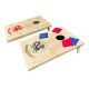 Dragonhole - Custom Cornhole Game. ( Red Gold )