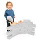Little Tradies White Foam Toy Building Bricks Set (Set of 25) -- NEW ( Foam Tools Not Included )