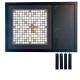 Wall Mounted Magnetic Scrabble Board  - Black and White Style - 0.9m x 0.6m