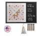 Wall Mounted Magnetic Scrabble Board  - Classic Style - 0.9m x 0.6m